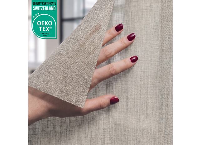Insulating & Sun-resistant Static Window Film HR++ - Anti-glare - Linen look - Gray