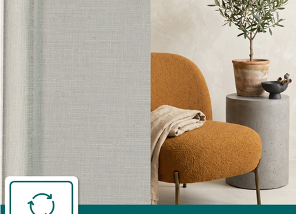 Insulating & Sun-resistant Static Window Film HR++ - Anti-glare - Linen look - Gray 