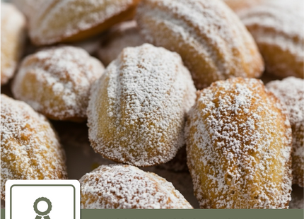 Madeleine-Backform mit 12 Muschelformen