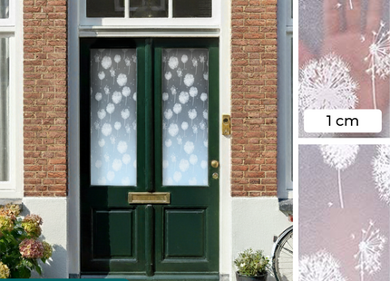 Isolierende und sonnenbeständige statische Fensterfolie HR++ - Blendschutz - Paardenpol 