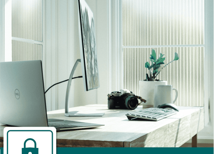 Isolierende und sonnenbeständige statische Fensterfolie HR++ - Blendschutz - Lamellen 