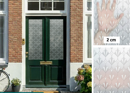 Isolierende und sonnenbeständige statische Fensterfolie HR++ - Blendschutz - Retro 