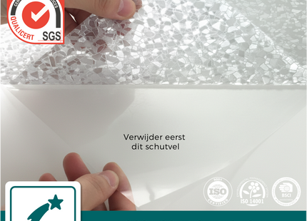 Isolierende und sonnenbeständige statische Fensterfolie HR++ - Blendschutz - Splitterfrei 
