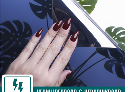 Isolierende und sonnenbeständige HR+ Fensterfolie mit Spiegeleffekt – Blau