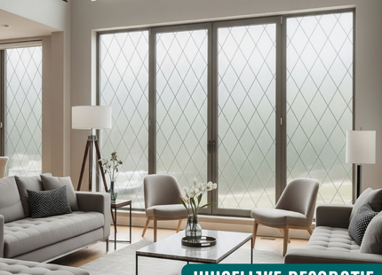 Isolierende und sonnenbeständige statische Fensterfolie HR++ – Blendschutz – Fenster 