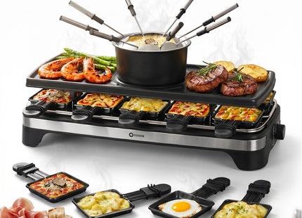 Coock KB-8019 Fondue & Gourmet Set 10 - 2-in-1 Combinatie