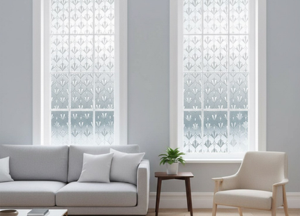 Isolierende und sonnenbeständige statische Fensterfolie HR++ - Blendschutz - Retro 