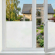 Isolierende und sonnenbeständige statische Fensterfolie – Blendschutz – Milchglas 