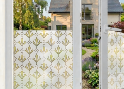 Isolierende und sonnenbeständige statische Fensterfolie HR++ - Blendschutz - Retro 