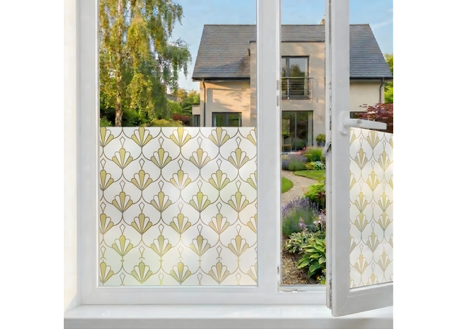 Isolierende und sonnenbeständige statische Fensterfolie HR++ - Blendschutz - Retro 