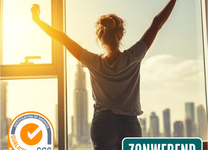 Isolierende und sonnenbeständige, selbstklebende HR+ HR++ oder HR+++ Fensterfolie – Tönung 39 %