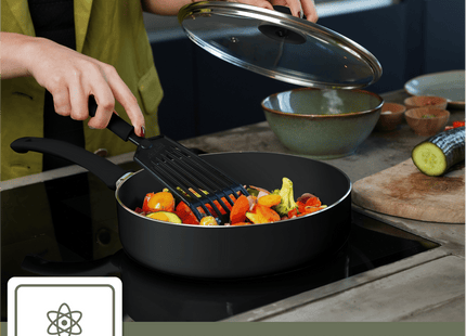 COOCK – 19-teiliges Pfannenset – Schwarz