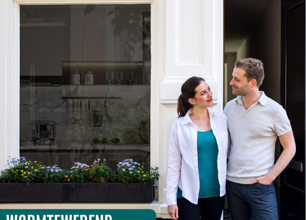 Isolierende und sonnenbeständige, selbstklebende HR+ HR++ oder HR+++ Fensterfolie – Tönung 39 %