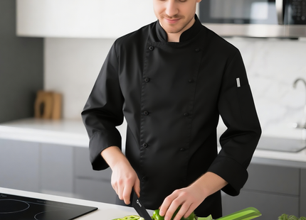 COOCK – Kleines, faltbares Schneidebrett aus Kunststoff für die Küche – Rutschfest – Spülmaschinenfest – Mit Griff – Robust und vielseitig für jede Küche – Grün 