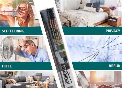 Isolierende und sonnenbeständige HR+ Fensterfolie mit Spiegeleffekt – Blau