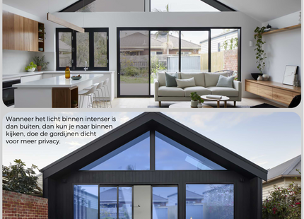 Isolierende und sonnenbeständige HR+ Fensterfolie mit Spiegeleffekt – Blau