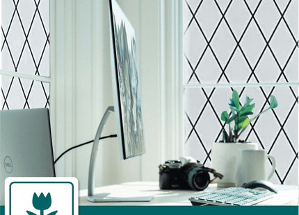 Isolierende und sonnenbeständige statische Fensterfolie HR++ – Blendschutz – Fenster 