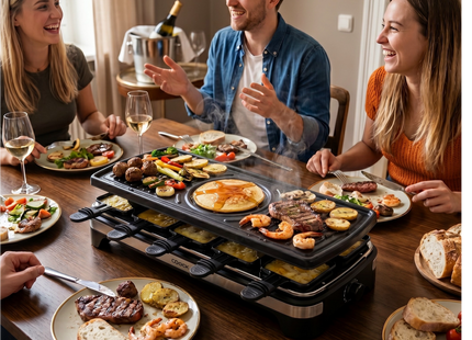 Coock KB-8019 Fondue & Gourmet Set 10 - 2-in-1 Combinatie