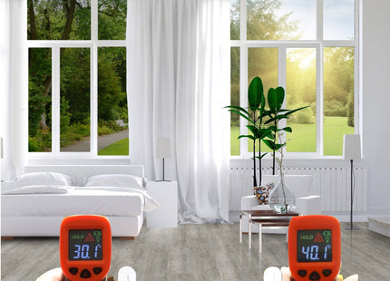 Isolierende und sonnenbeständige HR+ Fensterfolie mit Spiegeleffekt – Blau