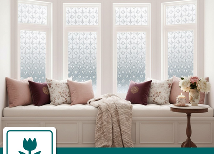Isolierende und sonnenbeständige statische Fensterfolie HR++ - Blendschutz - Retro 