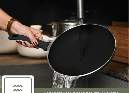 COOCK – 19-teiliges Pfannenset – Schwarz