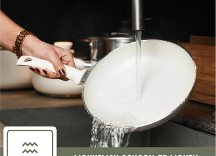 COOCK – 19-teiliges Pfannenset – Weiß