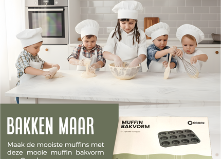Muffinform mit Papierförmchen