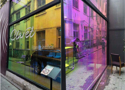 Isolierende, antistatische Fensterfolie HR++ – Holografischer Blaseneffekt 