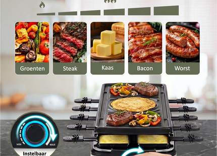 Coock KB-8019 Fondue & Gourmet Set 10 - 2-in-1 Combinatie