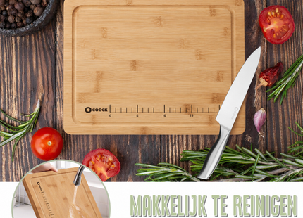 Bamboo Cutting Board Set with Holder