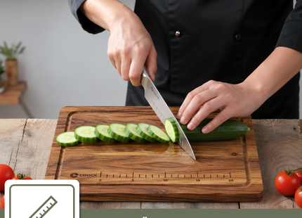 Bamboo Cutting Board Set with Holder