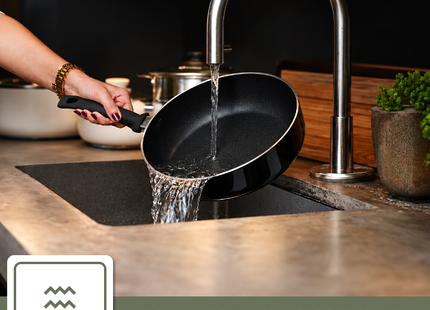 COOCK – 19-teiliges Pfannenset – Schwarz