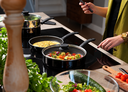 COOCK – 19-teiliges Pfannenset – Schwarz