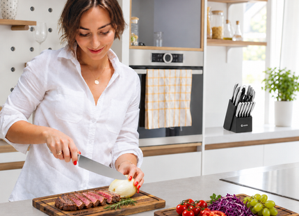 Bamboo Cutting Board Set with Holder