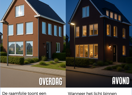 Isolierende und sonnenbeständige HR+ Fensterfolie mit Spiegeleffekt – Silber