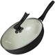 Induktionswok 32 cm - Schwarz/Weiß