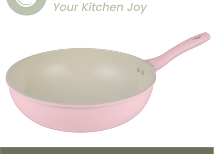 Induktionswok 32 cm - Rosa