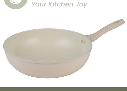 Induktionswok 32 cm – Weiß